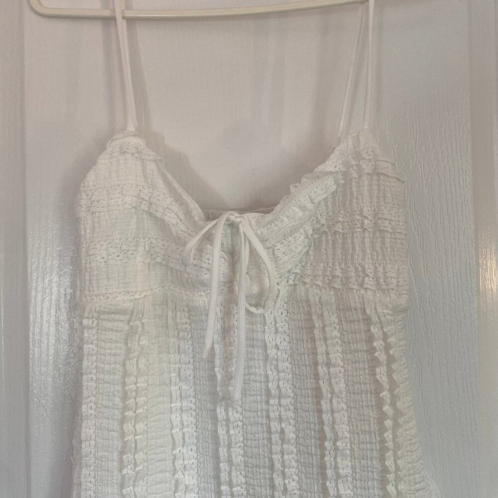 Windsor White Bow Mini Dress